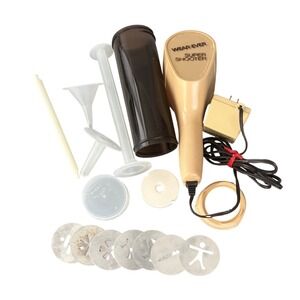 Wear-Ever Super Shooter Electric Cookie Press Food Decorator Vintage 70001 Brown